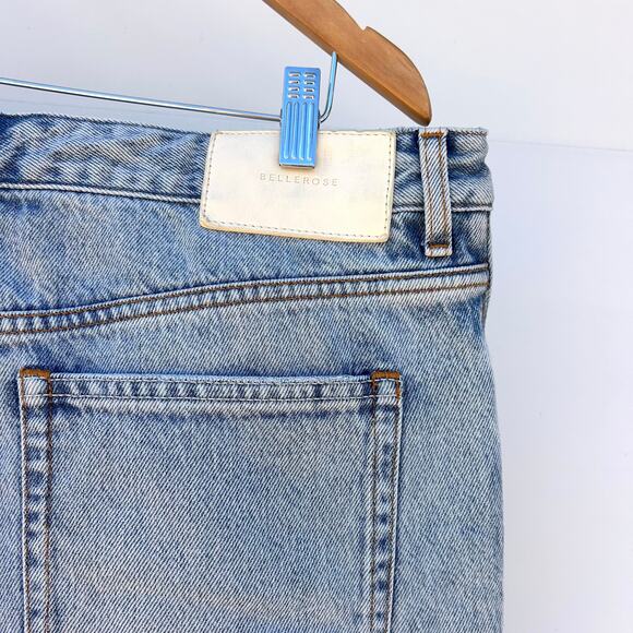 Bellerose Women’s Pony Straight Leg High Rise It Blue Jeans Pants Size 31 - Picture 7 of 10